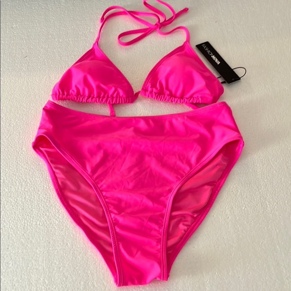 Fashion Nova Hot Pink Bikini